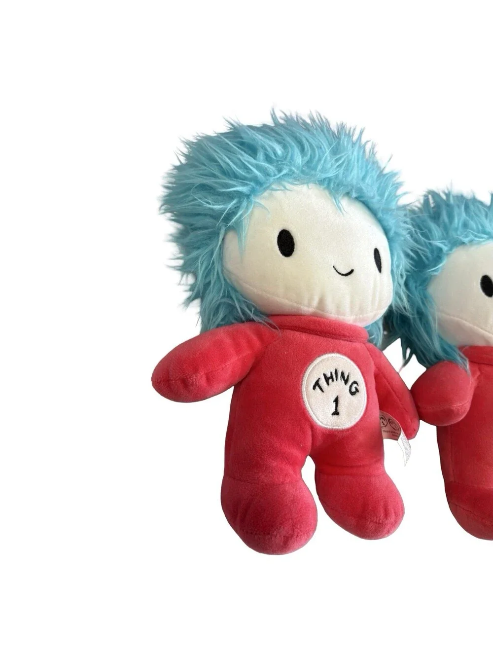 Dr. Seuss Plush Universal Studios Baby Thing 1 & 2 Plush Cat In The Hat 10 Inch